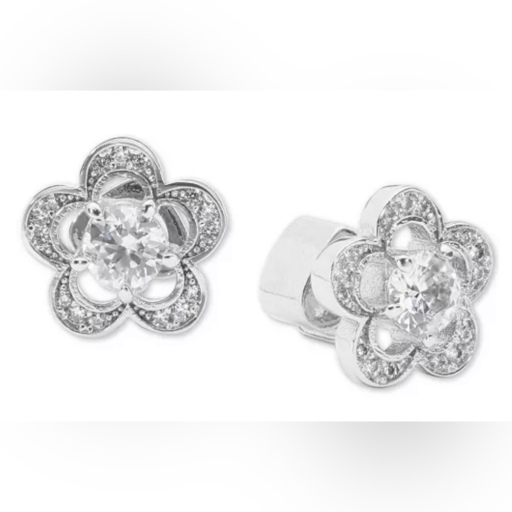 KATE SPADE Jeweled Stencil Scallops Stud Earrings